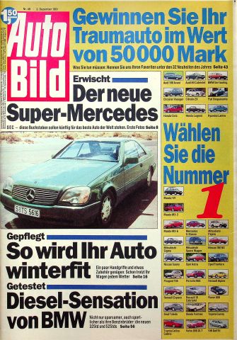 Deckblatt Auto Bild (49/1991)